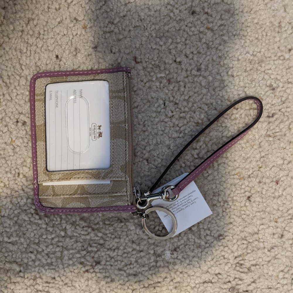Coach Card/License Holder